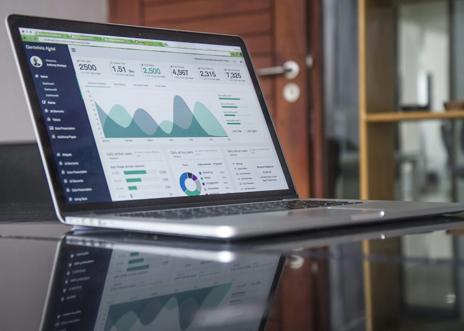 Equipo de trabajo revisando información en un panel analítico